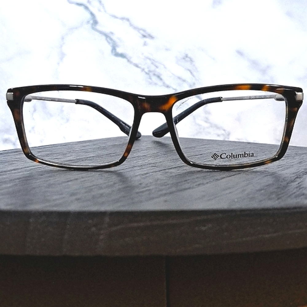 NEW Columbia Eyeglass Frame, Rx'able, Brown Tortoise, Men Glasses,  55-16-140